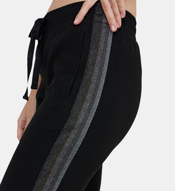 Pomy Glitter Crepe Trousers