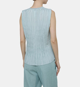 فيست بدون أكمام بياقة في