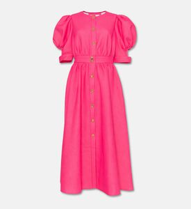 Poca and Poca Puffy Sleeve Flowing Maxi Dress, Packshot View