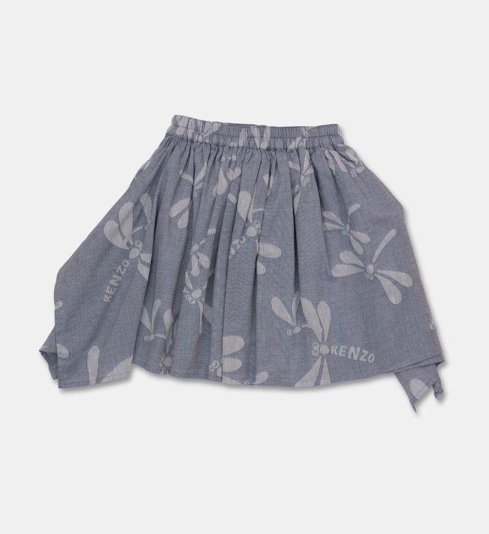 Kenzo Jacquard Kimono Cotton Skirt, Packshot View