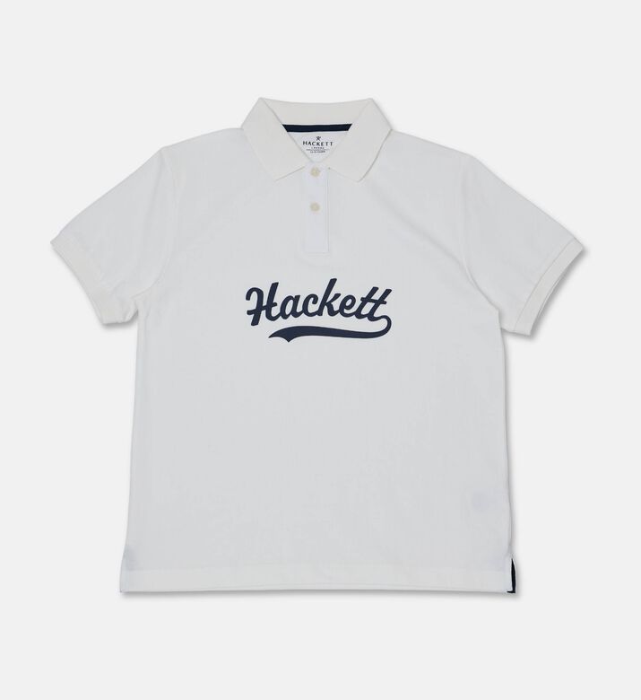 Hackett London Logo-print Regular-fit Polo Shirt, Packshot View