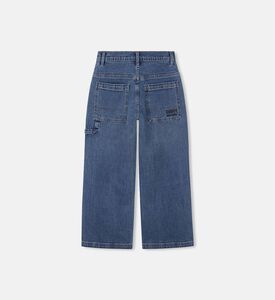 بنطال جينز قطن فضفاض