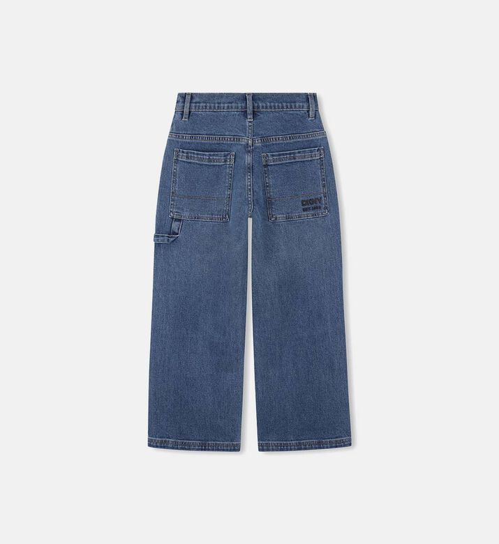 Cotton Loose-fit Denim Pants