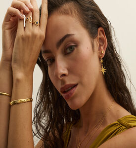 Ottoman Hands Celestial Star Design Cuff Bracelet, Packshot View