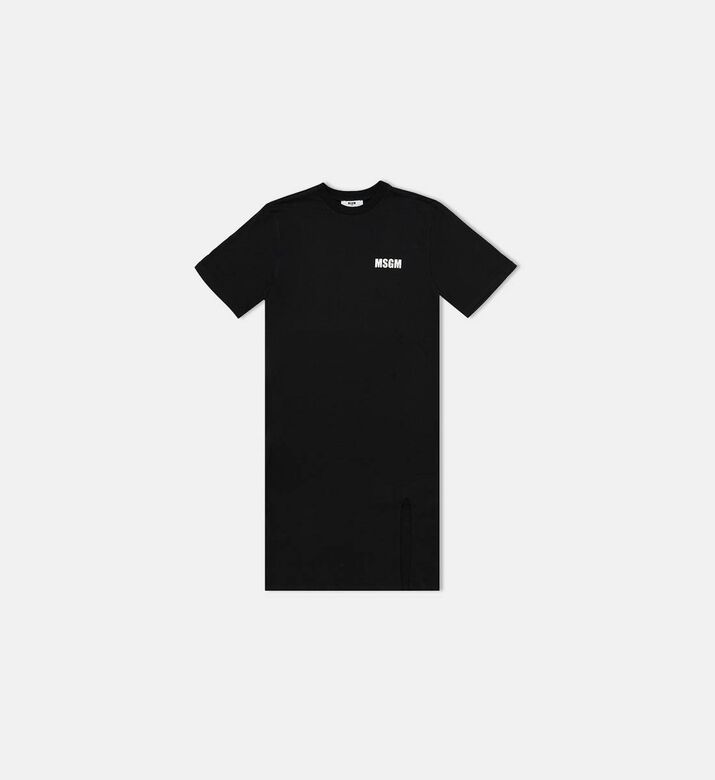 Pull-on Cotton Jersey T-shirt Dress