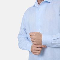Pale Blush Linen Shirt