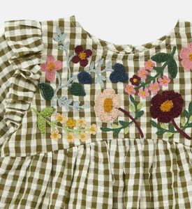 Sun Lurex Vichy Baby Dress