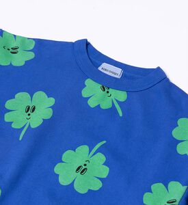 Bobo Choses All-over Four-leaf Clover Pattern Long-sleeve Sweatshirt, Packshot View