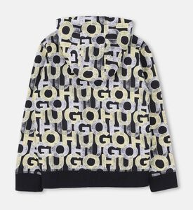 هودي بطبعة شعار على كامله بسحاب