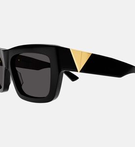 نظارات شمسية مربعة أسيتات 57 مم