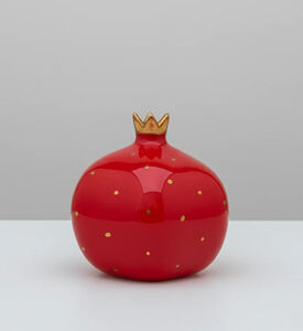 Tohfa Luxe Vase Ceramic, Red, Packshot View