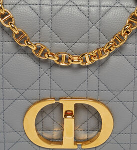 Dior Preowneddior Grey Medium Caro Shoulder Bag, Packshot View