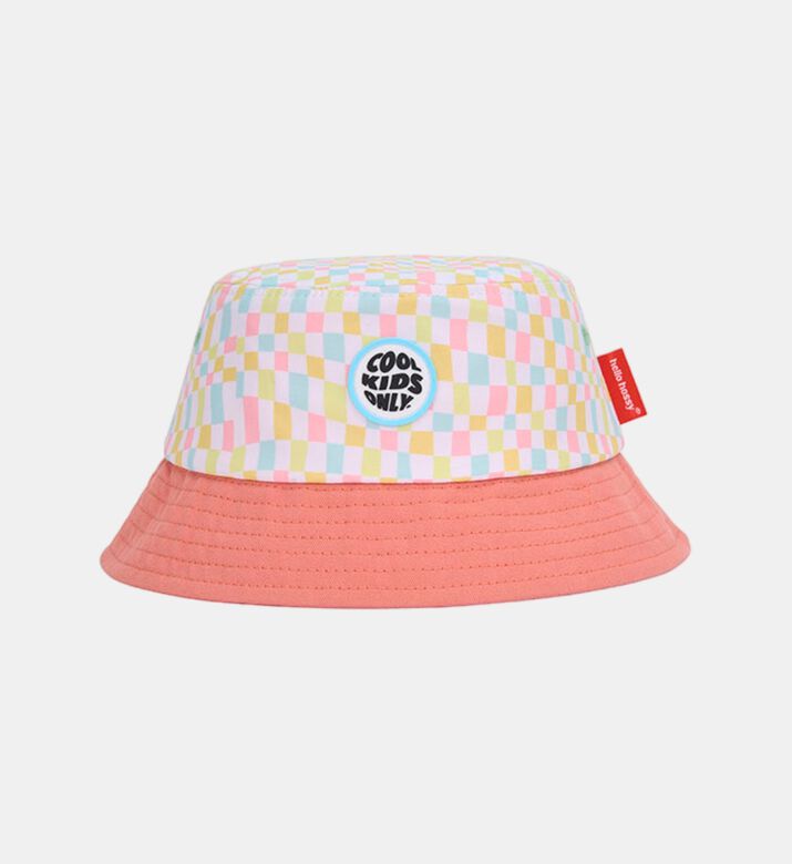 Pinky Square Bucket Hat