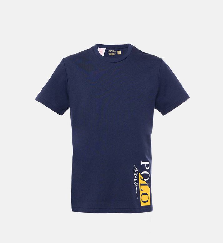 Cotton Logo-print Crewneck Sleep T-shirt