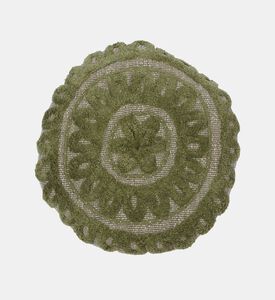Home Deco and More Vita Handloom Tufted Cushion 40 Cm, Green, Packshot View