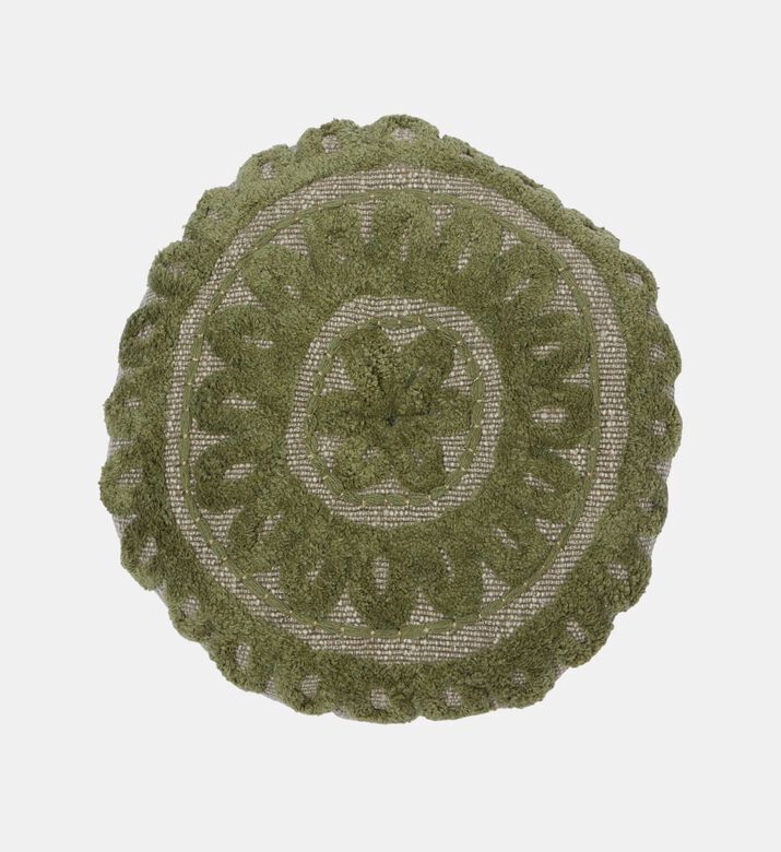 Home Deco and More Vita Handloom Tufted Cushion 40 Cm, Green, Packshot View
