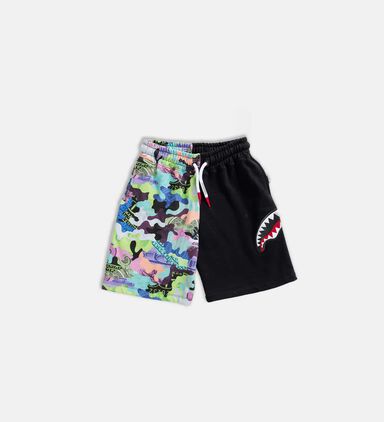 Camo 100 Split Shorts