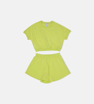 Logo-embossed T-shirt Shorts Set