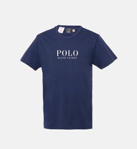 Cotton Jersey Logo-print Crewneck Sleep T-shirt