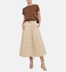 تنورة من مزيج القطن من نور