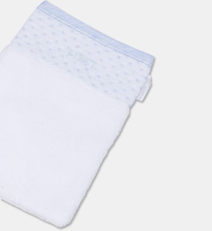 My First Collection Hooded Baby Bath Cape Mitt Set, Packshot View