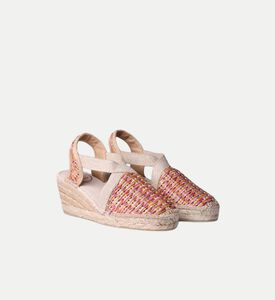 Terra-cs Vegan Textile Raffia Mid-wedge Espadrille