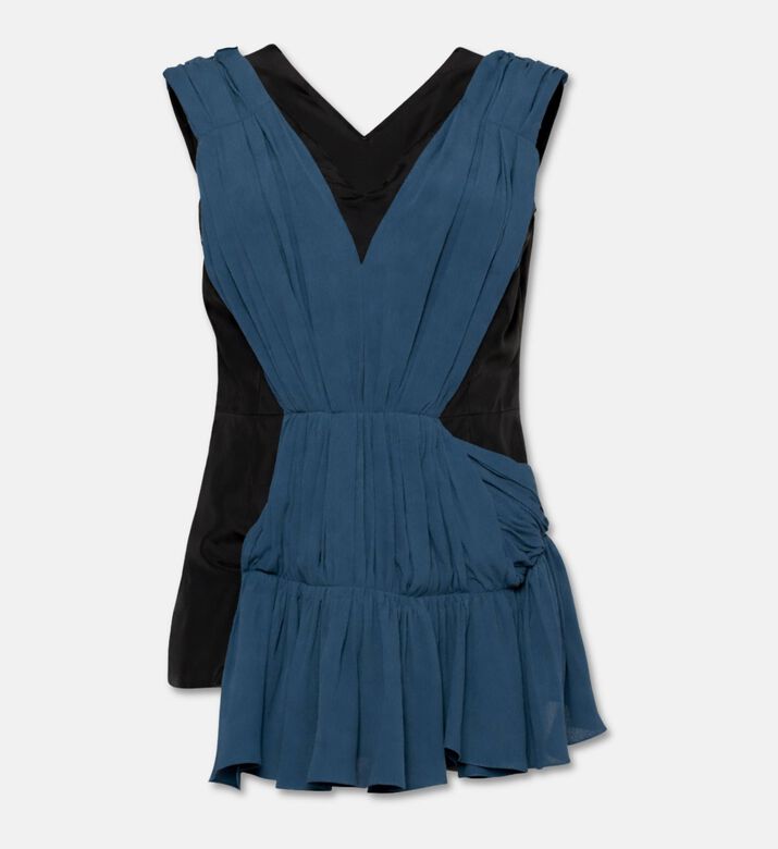 Marni Draped Sleeveless Peplum Top, Packshot View