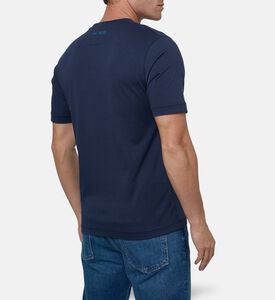 Pal Zileri Embroidered Chest-detail T-shirt, Model View