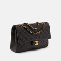 Chanel Quilted Leather Medium Classic Double Flap Bag Preowned