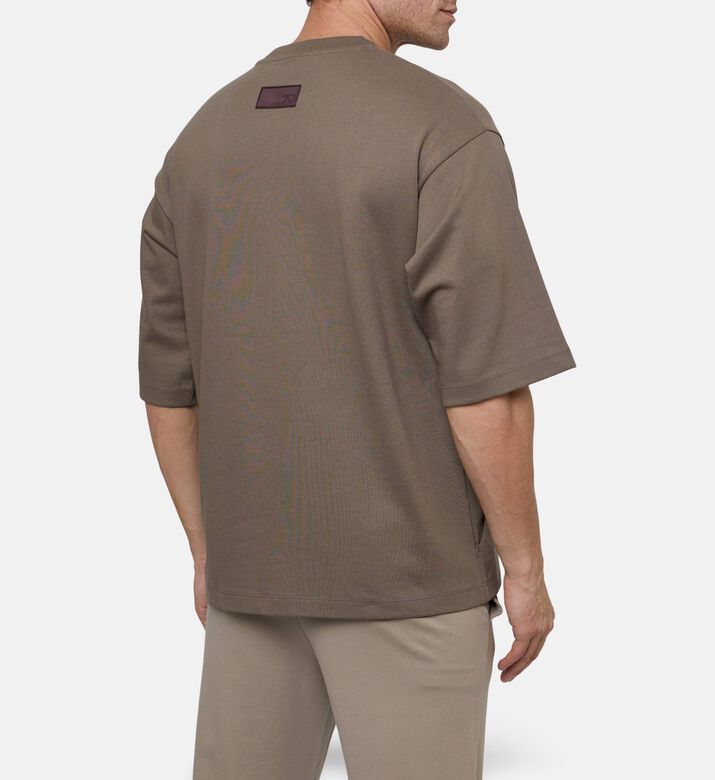 EA7 Cotton Crewneck T-shirt, Model View