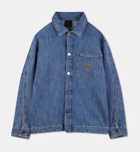 Givenchy Twisted Seam Denim Utility Overshirt, Packshot View