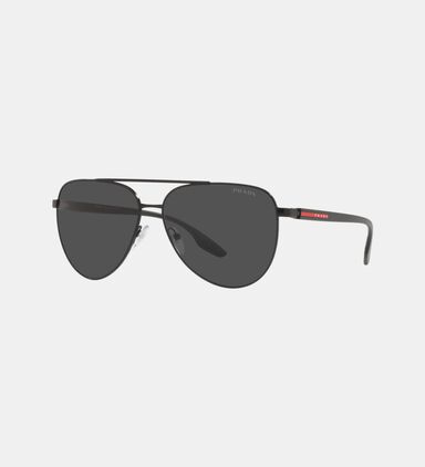 Double-bridge Pilot Frame Sunglasses 61