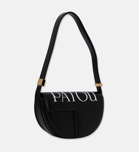 Patou Half-moon Asymmetrical Cut-out Bag, Black, Packshot View