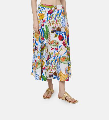 Fresh Table Fruit-print Skirt