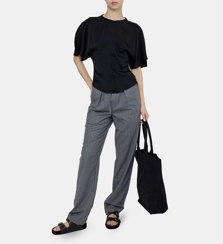 Pinstripe Pattern Pants