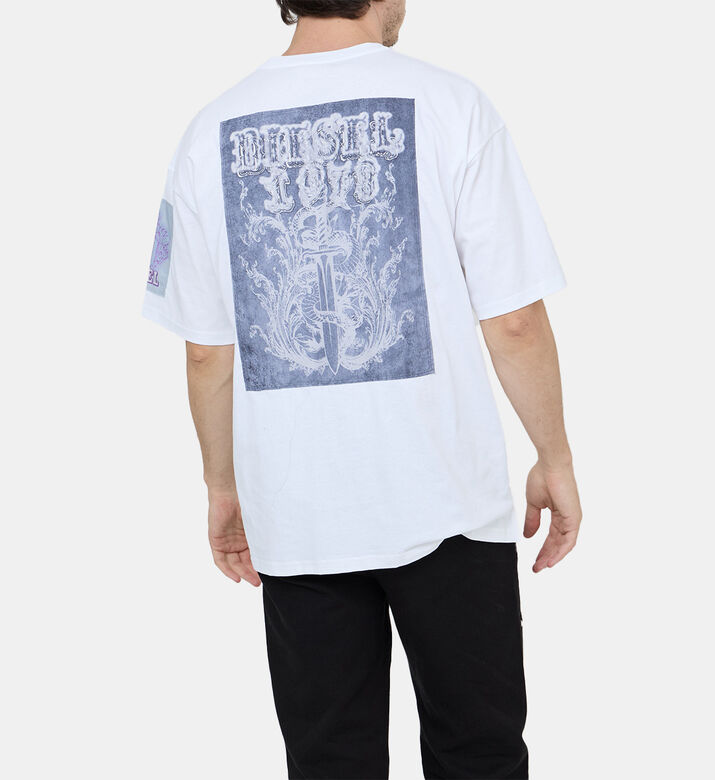 T-boxt-slits-q10 Raw-edge T-shirt T-boxt-slits-q10 Raw-edge T-shirt