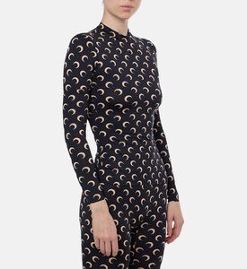 Marine Serre Top Jersey, Black, L, Model View