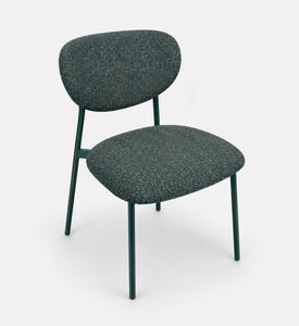 Home Deco and More Leo Padded Dining Chair, Green, Packshot View
