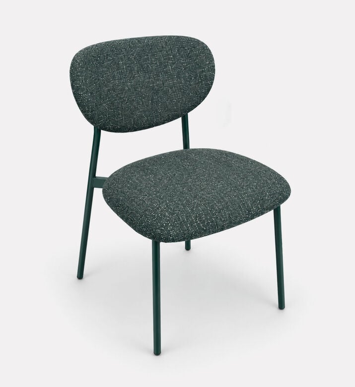 Home Deco and More Leo Padded Dining Chair, Green, Packshot View