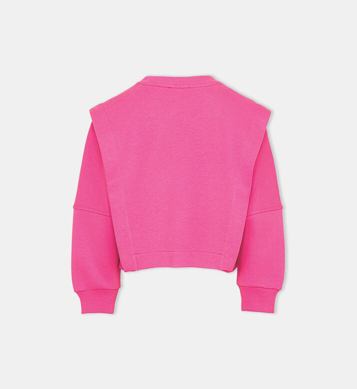 Embossed Logo Cotton Sweatshirt