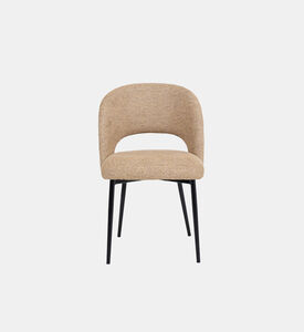Pure Furniture Dex Metal Legs Dining Chair, Mustard, Packshot View