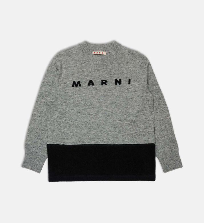 Color-block Knit Sweater