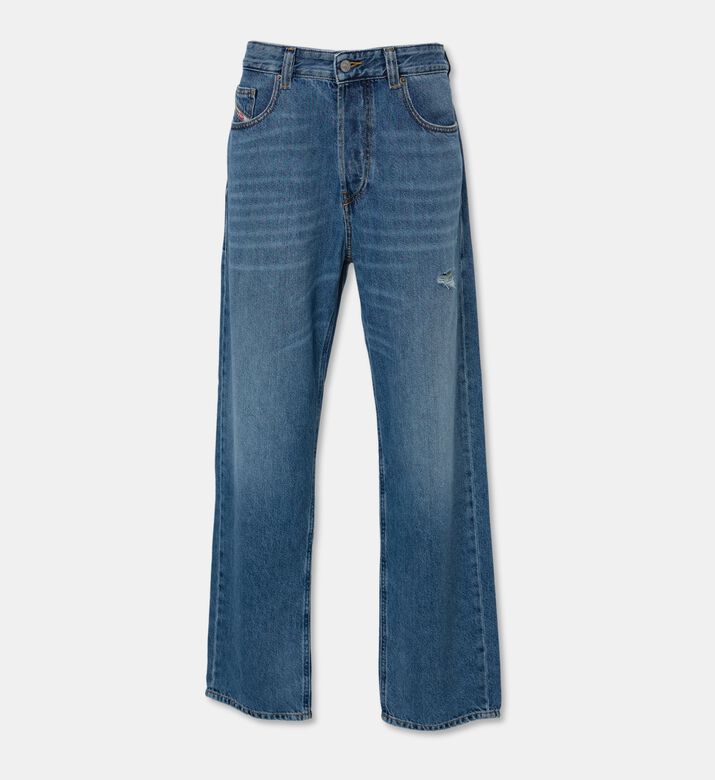 Diesel Distressed Straight-fit Jeans, Packshot View