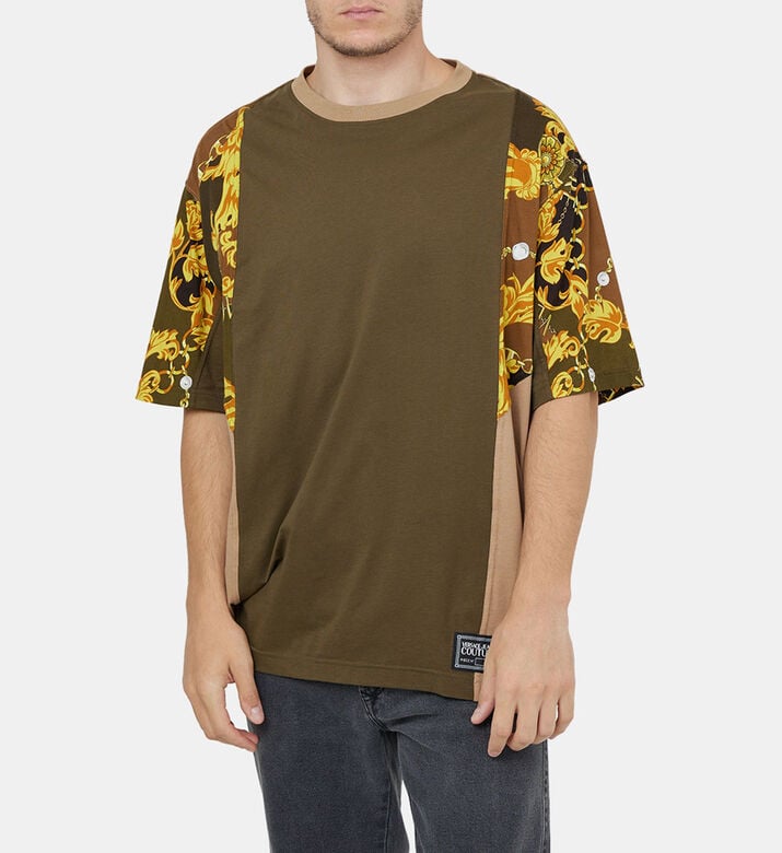 Cotton Baroque-print T-shirt Cotton Baroque-print T-shirt