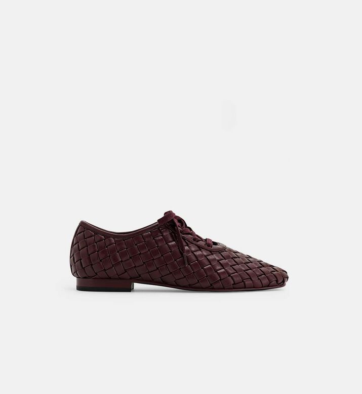 Kayla Weave Strap Flat Shoes