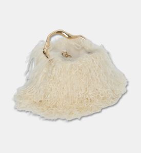 Cult Gaia Solene Fur Top Handle Bag, Packshot View