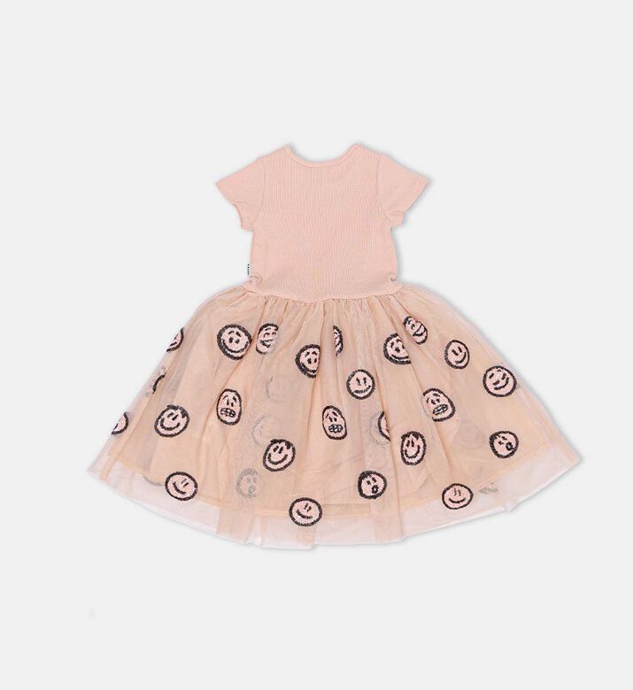 فستان سيروسيلا بطبعة وجوه مبتسمة