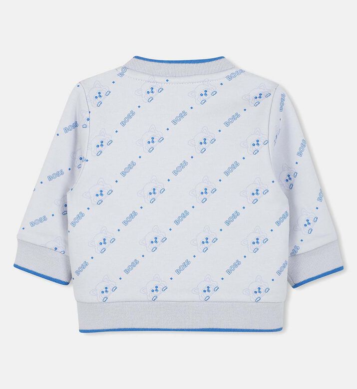 طقم أطفال بطبعة شعار على كامله