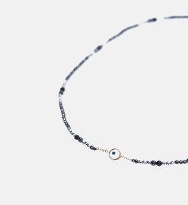 قلادة حجر دروزي من ذهب عيار 18 قيراط