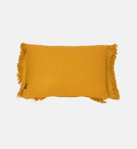 Swan Fringe Applique Filled And Vaccumed Cushion